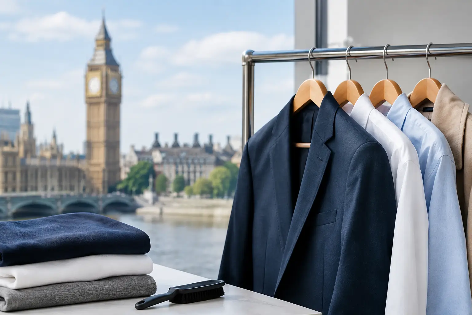 Dry cleaning prices in London for suits, dresses, coats and shirts