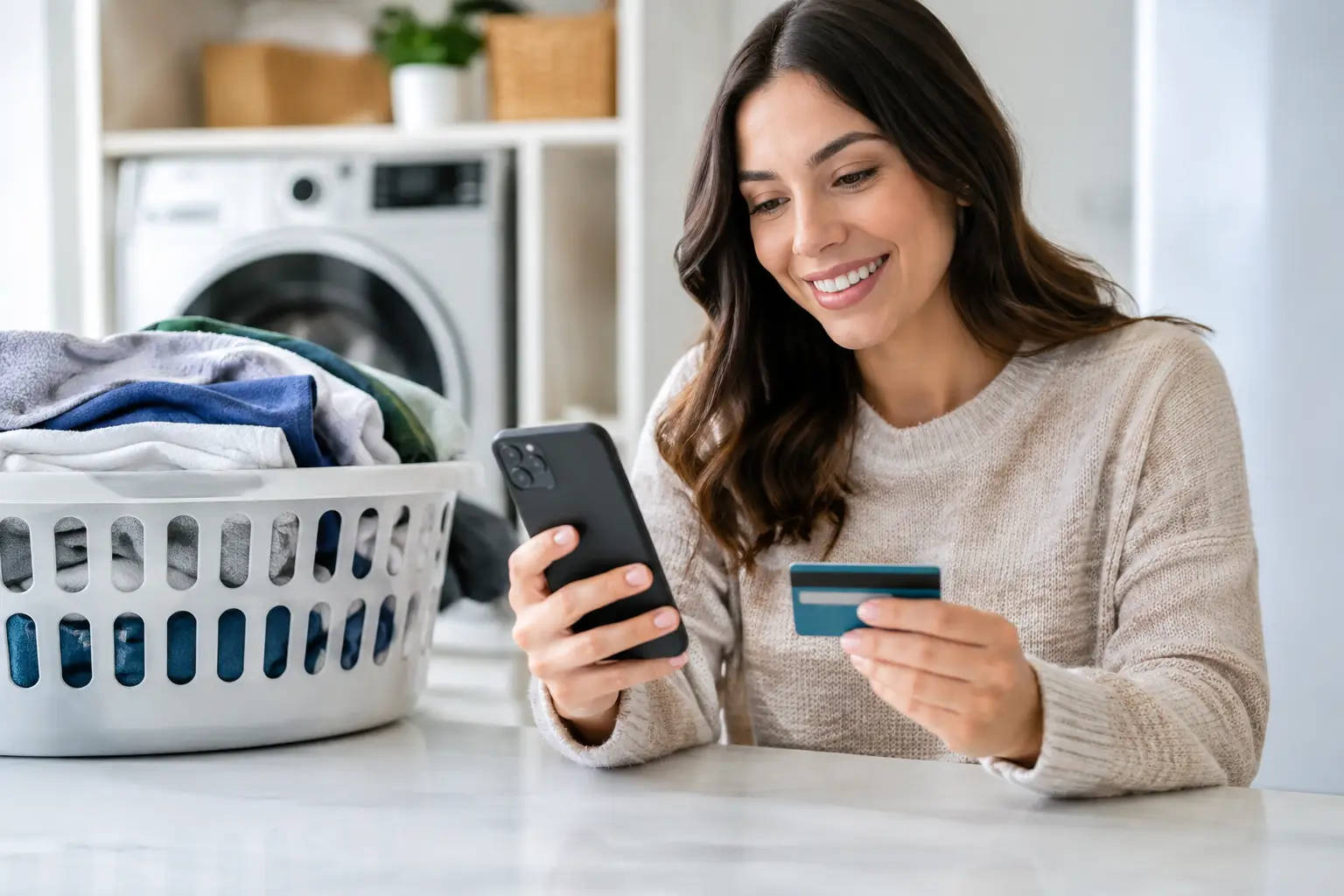 Clothing care apps for laundry booking and wardrobe organisation