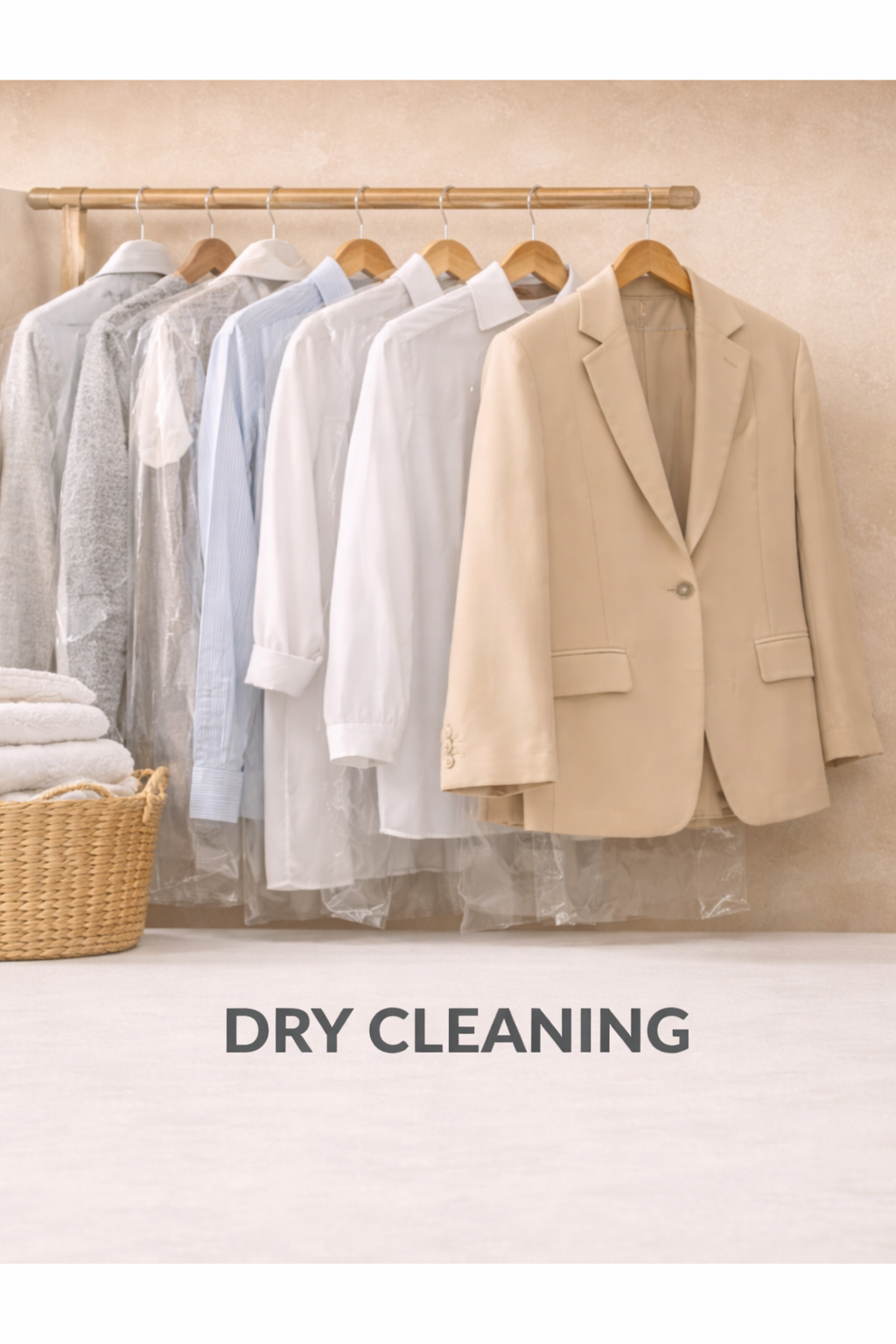 Professional dry cleaning for delicate items.