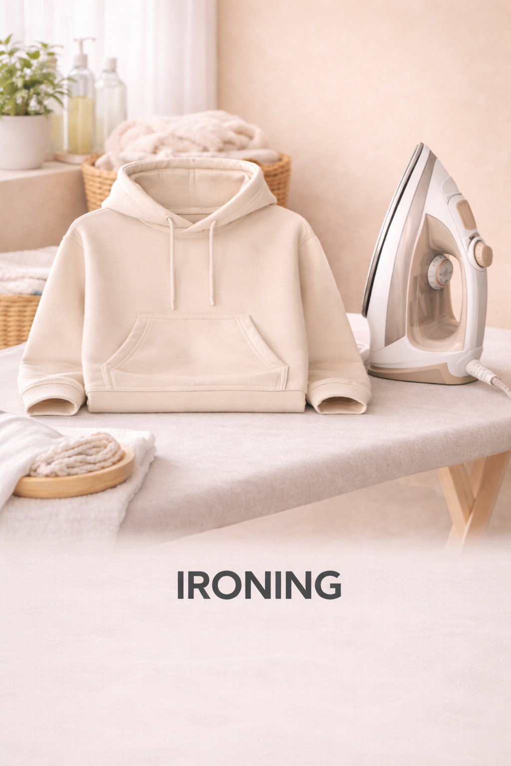 Crisp ironing for shirts, trousers and more.